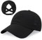 outfit spring Baseball Cap Damen Kappe Sommer Basecap Pferdeschwanz, Verstellbar Frauen Ponytail Cap Baseballmütze Mesh Atmungsaktiv Sonnenhut Freizeit Kappe mit Zopfloch Outdoor Sports Kreuz Schwarz