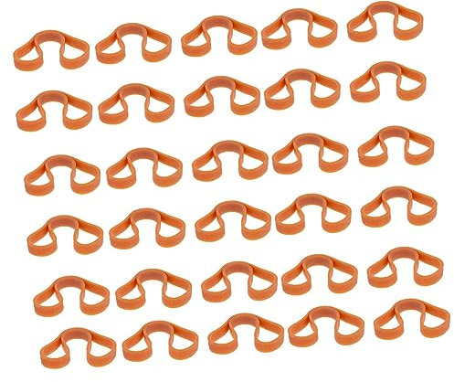 BESTonZON 50-pack Heavy-duty Elastic Bands Large Widen Belts Rubber Multi-function Belt for Industry Mold Elastic Fixed Belt