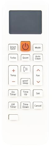 ALLIMITY Universal Mando a Distancia Aire Acondicionado Compatible con Samsung AC A/C AR09FSSSBWKN AR24FSSSBWKN AR24FSSSCURN AR12FSSSCURNSA AR12FSSSCWKNSA AR18FSSSCURNSA AR18FSSSCWKNSA AR24FSSSCURNSA