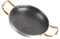 FUNOMOCYA Bratpfanne aus Edelstahl mit Wabenstruktur und Antihaftbeschichtung 28 cm verdickt für Meeresfrüchte Flusskrebse ergonomischer Griff einfaches Kochen
