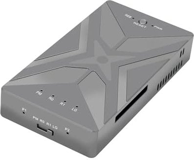 QTAZMJPB Type-C USB3.2 Gen2 20Gbps Dual Bay M.2 Enclosure for NVME SSDs, M.2 SSD Case with RAID Support