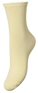 PIECES Pcsebby Glitter Long Socks Noos BC, Yellow (pale banana), One size