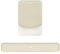 MOSISO Wrist Rest Support for Mouse Pad&Keyboard Set, Rectangular Ergonomic Mousepad Non-Slip Base Home/Office Pain Relief&Easy Typing Pad with Neoprene Cloth&Raised Curved Memory Foam, Khaki