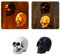 Rubu22a 2PCS Halloween Totenköpfe Wandleuchte Sensor-Wandleuchte die Vintage Industrielle Wandlampe für Korridor-Küchen-Schlafzimmer-Restaurant-Café beleuchtet (2)