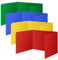 95sCloud-1 4 Stück Trennwand für Schreibtisch, Sichtschutz Schreibtisch,Faltbare Studienfass-Trennwand, Sichtschutz Schreibtischpanel Tischtrennwand Schreibtischteiler Schutzschirm für (One Size)