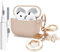 Schutzhülle für VOTILE Airpods 4 – VOTILE Airpods 4 Hüllen 2024 Cover Frauen Silikon iPods 4 Ohrhörer kabelloses Zubehör Ladehüllen Mädchen Bling Schlüsselanhänger für Airpods iPod 4. Generation –