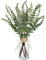 YELIKIT Plantas artificiales de ramas de eucalipto en jarrón de vidrio, tallos de plantas falsas de 17.3 pulgadas, tallos de eucalipto sintético para el hogar, oficina, granja, boda, decoración de