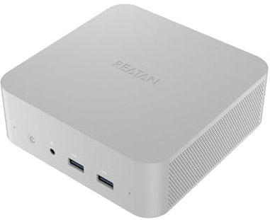 Reatan Intel Mini Gaming PC All-Aluminum Core i9-12900HK 16GB DDR4 512GB SSD 3200 MHz RAM, Mini Desktop Computers, 2.5Gbps LAN, HDMI 2.1, Wi-Fi 6/BT5.2