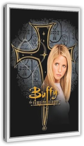 XVYLFZNP Buffy The Vampire Slayer TV-Serie Poster 18 Leinwandposter Wandkunst Dekor Druck Gemälde für Wohnzimmer Schlafzimmer Dekoration 40 x 60 cm