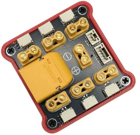 Aboiled to XT30 Power Distribution Board PDB GH1.25 Signal Interface Multi-Port for RC Boat Car Models CAN Bus Hub Board