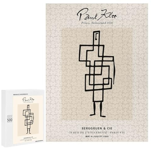 Teenager-Puzzle 500 PCS Puzzle Paul Klee Prince Puzzles Für Erwachsene Präzisionsschnitt Fördert Das Gehirntraining Herausforderndes Familienspiel 500 PCS