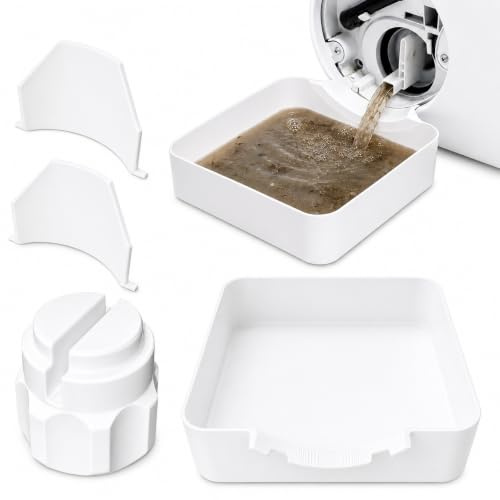 Under Washing Machine Drip Tray, Washing Machine Drain Pan, Washer Drain Pan, Universal Front-Load Washing Machine Drainage Tray for Water Leaks and Floor Protection，Set-A