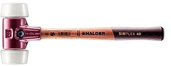 Simplex Schonhammer, 50:40, Superplastik; mit Tempergussgehäuse und hochwertigem Holzstiel | D=50 mm | 3007.051