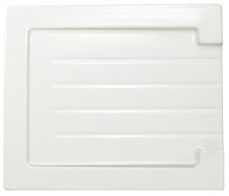 Astini Belfast Grooved White Ceramic Kitchen Sink Drainer