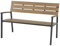 Lesli Living Bank Sitzbank Teak-Look max. Tragegewicht 200kg