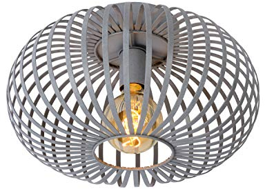 LUCIDE MANUELA - Deckenleuchte - Ø 39,5 cm - 1xE27 - Grau