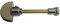 Ironmongery Hardware Online Bathroom Thumb Turn Replacement Spindle Door Lock Spare Handle snib bar (Polished Chrome)