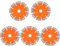 Huanyu 5pcs of 125mm Blade for 125mm Model Electric Wall Chaser Industrial Wall Groove Cutting Machine Brick Granite Marble Tile Cutter Notcher Groover