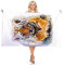 Treer Microfaser Strandtuch, Tiger Panda 3D-Druck Rechteckig Sunscreen Badetuch Praktische Strandlaken Handtuch Campingdecke Yoga Sporthandtuch für Fitness Strand Pool (70x150CM,D)