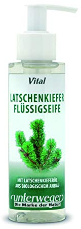 Latschenkiefer Flüssigseife mit echtem Tiroler Latschenkieferöl aus biologischem Anbau Vitalisierend, 140 ml