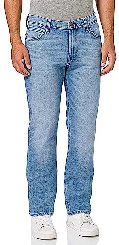 Lee Men's Jeans West, Regular Straight Fit, Straight Leg