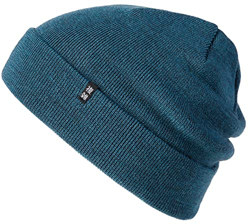 Enter the Complex® Winter Mütze, Warme Woll Beanie, 100% Merino, Damen und Herren, Petrol