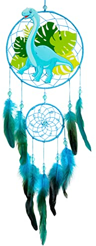 Basumee Kinder Traumfänger Dinosaurier Dreamcatcher Handgemachter Traumfänger fur Kinderzimmer Deko Party Geburtstagsgeschenk