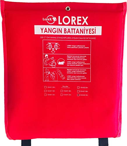 LOREX LR-FB2020C Feuerdecke 200cm x 200cm mit Tasche (1)