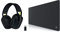 Logitech G435 Lightspeed Kabelloses Bluetooth-Gaming-Headset Schwarz & CSL-Computer - XXL Speed Gaming Mauspad Titanwolf Schwarz 900 x 400mm - XXL Mousepad - Tischunterlage Large Size, 23032532