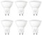 Akynite Leuchtmittel GU10 LED 5W Warmweiß 2700K 500LM, 120 Grad, AC 230V, 50mm MR16 GU10 50W Halogen ersatz, Nicht Dimmbar, LED Einbaustrahler GU10 Warmweiss 220V für Küche Korridor, 6er-Set