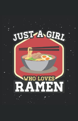 Mädchen dass Ramen Suppe liebt: Notizbuch 120 Seiten kariert Din A5 - 6x 9