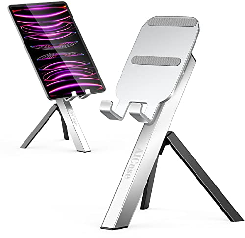 AICase Support de Tablette pour Bureau, Réglable pour iPad et Téléphone Portable, Trépied pour iPad Pro, Air, Mini 5e/6e Génération, Samsung Tab (3,5-13)