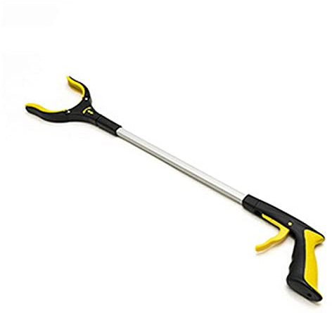 Recolector De Basura, Herramienta Reacher Grabber, Heavy Duty Premium Litter Picker Stick, Pinza De Garra Portátil para Ayudas Y Equipos Extensibles para Ancianos (81 Cm | Azul)