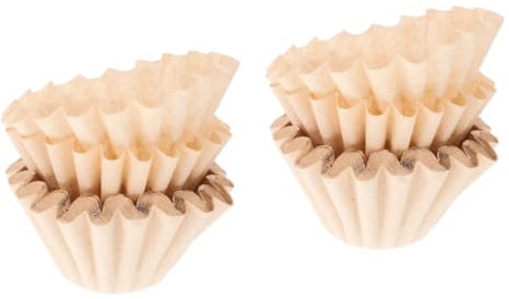 ABOOFAN Lot de 2 Filtres à Café en Papier Non Blanchi en Forme de Gâteau pour 1 à 2 Tasses de Café 50 Pièces