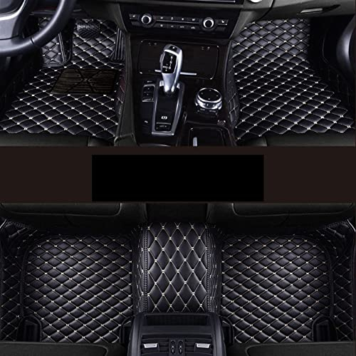 DZSYINGCHUSM Fußpolster Auto-Fußmatten Custom Für Subaru Für Forester Xv Für Outback Für Legacy Für Tribeca (Color : Schwarzbeige)