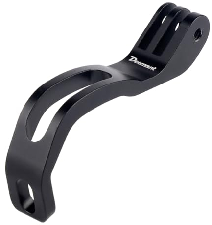 Kexpery Verstellbare Vorderradgabellichthalterung, Aluminiumlegierung, Sportkamera-Lampenhalterung, Ständer, Frontlichthalter, Fahrrad-Taschenlampen-Halterung, passend für Zubehör (Stil A)