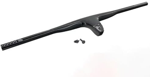 Mountainbike-Lenker T1000 Kohlefaser integrierte MTB Fahrradlenker Riser ultraleichte 680–740 mm Mountainbike-Lenker und 50-90 mm Schaft für MTB XC (720 x 60 mm golssy)