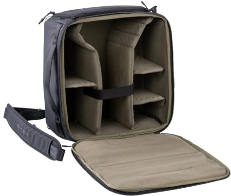PGYTECH M Kamera Einsatztasche mit Schultergurt, wasserdichte Objektivtasche für Fotografen und Reisende, Leichte Insert Cube Tragetasche mit Dicker Trennwand für Canon/Nikon/Sony/Spiegellose Kameras