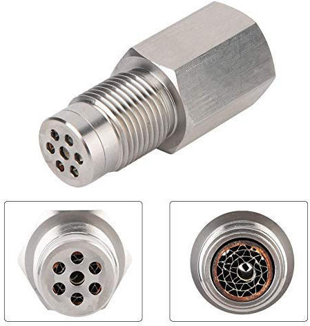 Haosie M18x1,5 Emulatore Sonda, Estensione Sensore di Ossigeno Universale, Adattatore Diritto, per Sensore O2 in Acciaio Inossidabile