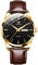 OLEVS Herren Armbanduhr Klassisches Schwarz Wählscheibe Analoger Quarz Lederarmband Herrenuhr Einfachheit Leicht Zu Lesen Braun Leder Uhren Herren Wasserdicht Tag Datum Mens Watches