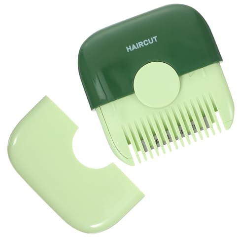 SHERCHPRY Haartrimmer Für Damen Tragbarer Spliss-trimmer Manueller Haarschneidekamm Mit Pony-schneiderfunktion Für Hause Und Reisen Aus Edelstahl Und Kunststoff