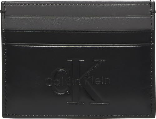 Calvin Klein Porta carte Bold Uomo LV04D1154G, Nero, Taglia Unica