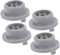 Veemoon 4Pcs Dishwasher Wheels Replacement for Lower Basket Easy Snap Installation Compatible with Bosch Durable and Stable Dishwasher Parts Accessories
