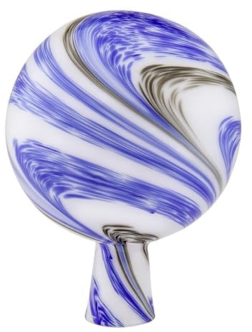 Windhager Rosenkugel Multi-Color Blau - Glas Ø 15 cm - Gartenkugel, Rosenkugel aus Glas, Gartenkugel für außen, Dekokugeln Außenbereich mundgeblasen