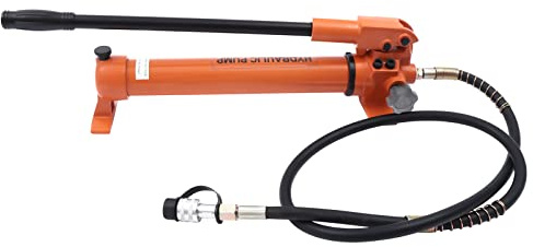 JJsdwin Hydraulic Hand Pump, CP-700 Manual Ram Tools with Sealed Fuel Tank, Mini Hydraulic Lifting Cylinder for Wind Power and Hydropower, Output Pressure 60~70Mpa