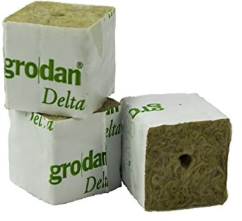 Grodan Delta 4cm x 4cm x 4,5cm Dünger für Hauspflanzen und Indoor-Gärten sowie Outdoor-Pflanzen in Verschiedenen Mengen