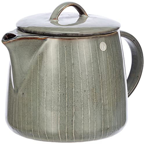 Broste Copenhagen Teekanne Nordic Sea Steingut 1 Liter, 14533168