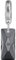SWAROVSKI Swarovsk 187007 Becharmed Crystal Queen Baguette Charm (1 Stück) Crystal Silver Night