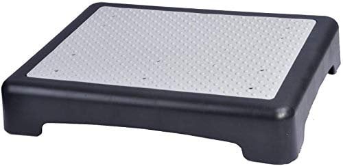 Non-Slip Half Step with Rubber Mat - Elderly & Disabled Mobility Aid Walking Step - Indoor Outdoor Platform Step Support Stool for Doorstep, Bathroom, Garden & Bed, Stable & Portable