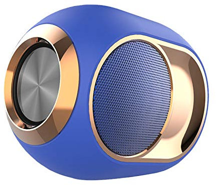N/ A Bass Egg Wireless Bluetooth Speaker,High-End Wireless Speaker-108Db,Portable Outdoor Wireless Bluetooth Speaker Waterproof (Blue)